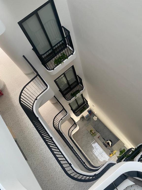Khu vực ghế ngồi tại Amber Hotel