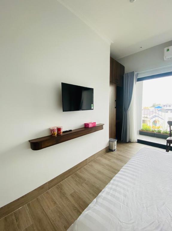 TV/trung tâm giải trí tại Amber Hotel