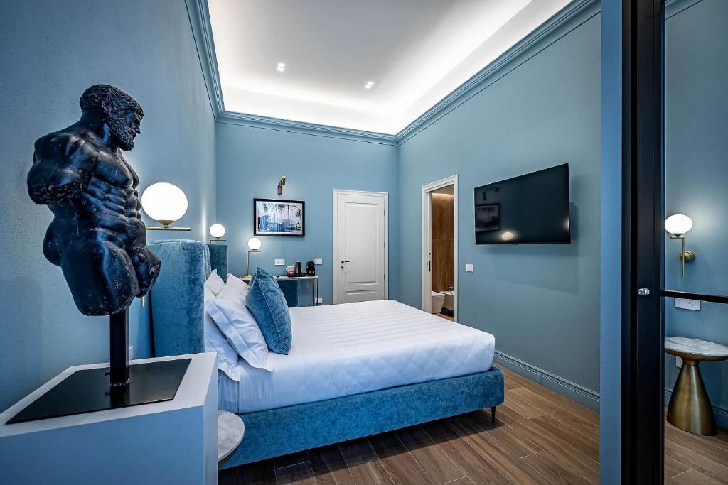 Postelja oz. postelje v sobi nastanitve Hotel Ungherese Small Luxury Hotel