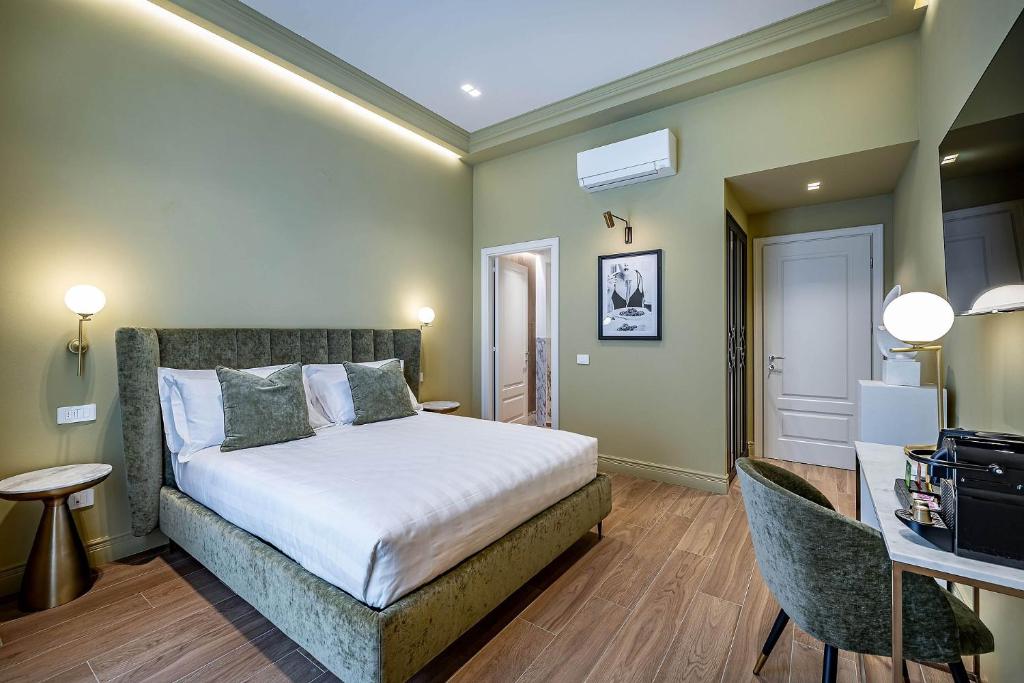 Postelja oz. postelje v sobi nastanitve Hotel Ungherese Small Luxury Hotel