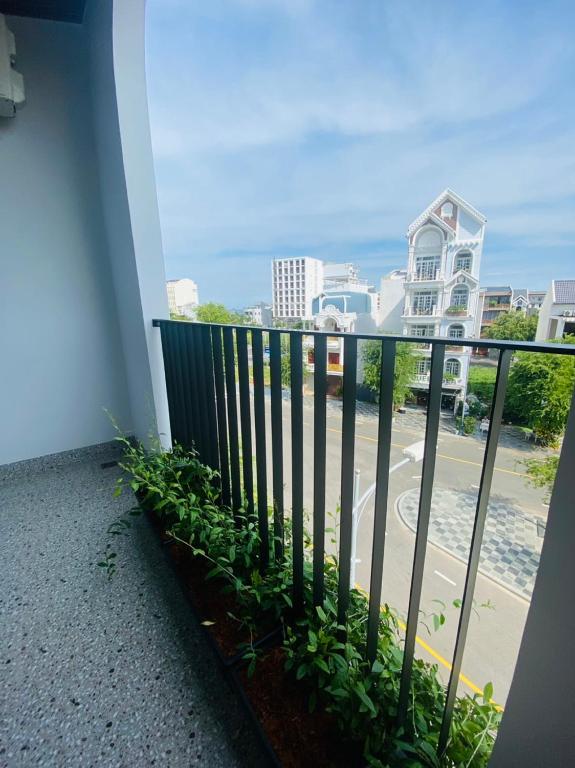 Ban công/sân hiên tại Amber Hotel