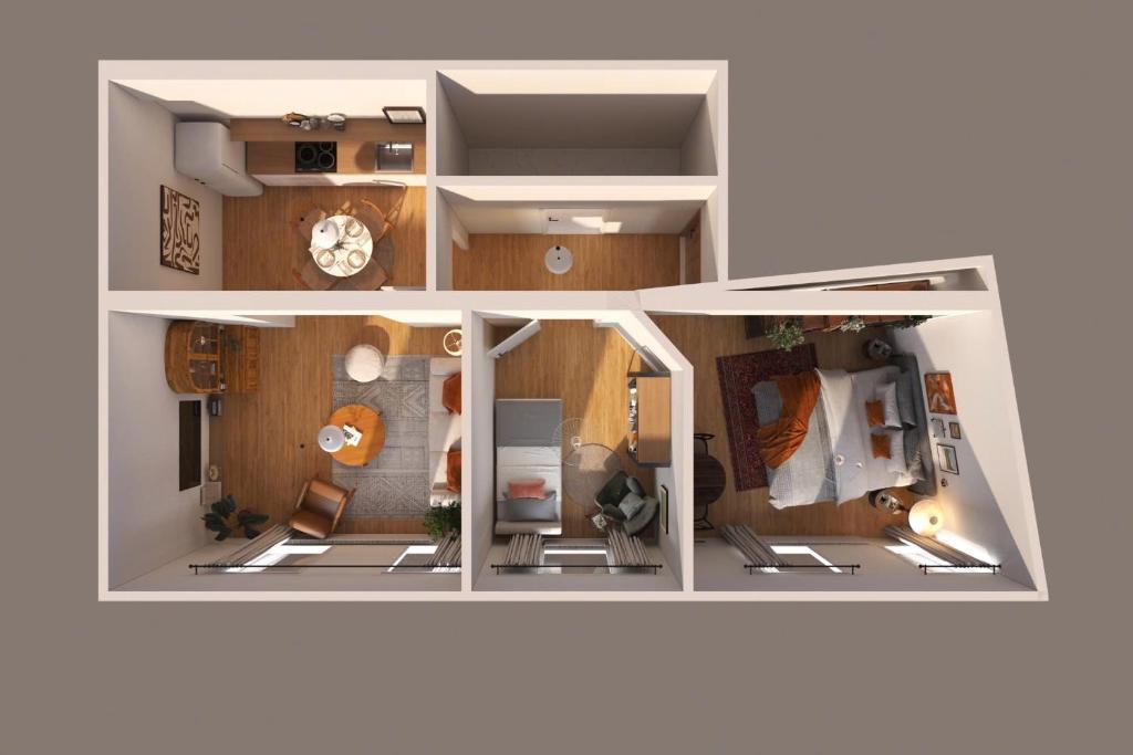 Ba Em City Apartment - Apartamento De Dos Dormitorios