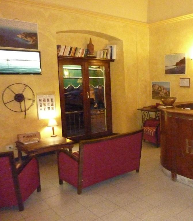 Posezení v ubytování Hotel Baia