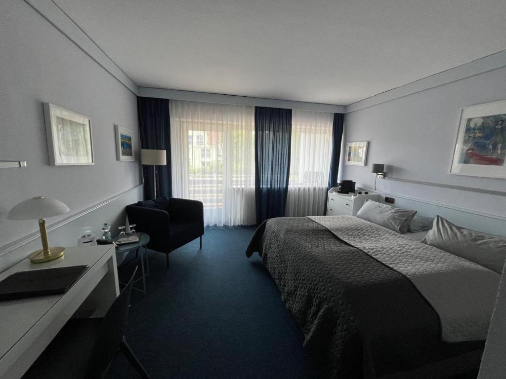 Hotel Markgrafにあるベッド