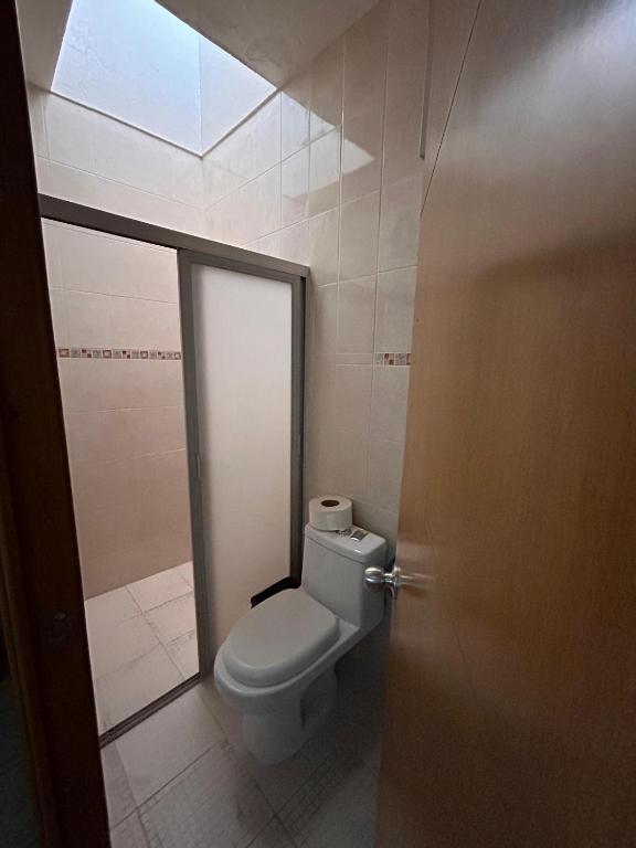 Koupelna v ubytování Suites Chingón