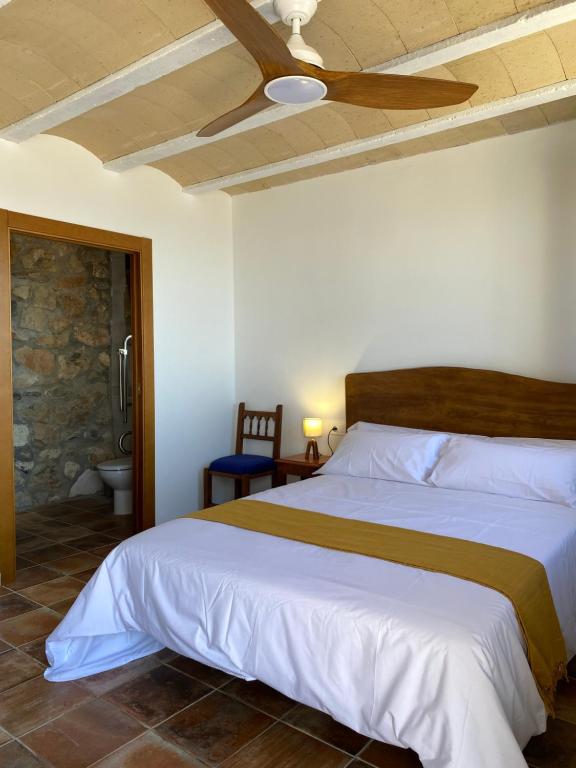 La Cueva de Miravet - villa de lujo en la cima de la montaña con vistas al mar - Tweepersoonskamer - Toegang
