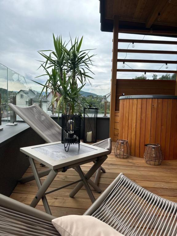Balkón nebo terasa v ubytování Hotel Limanova