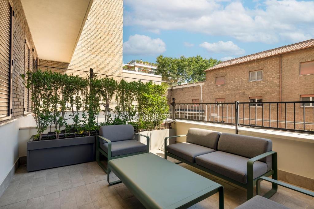 Posezení v ubytování AC Hotel by Marriott Clodio Roma