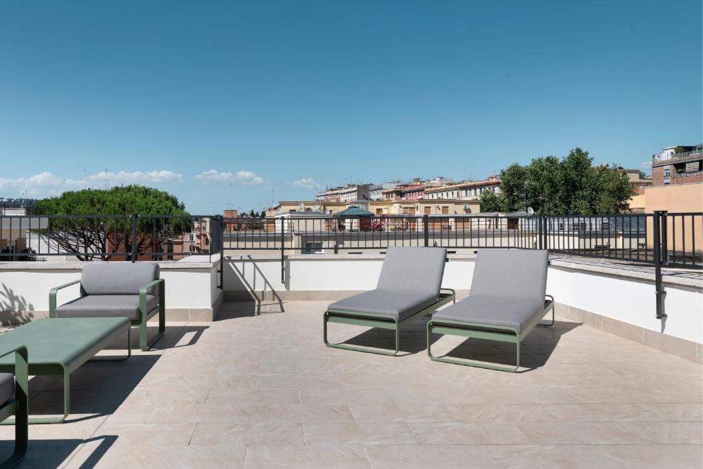 Balkón nebo terasa v ubytování AC Hotel by Marriott Clodio Roma
