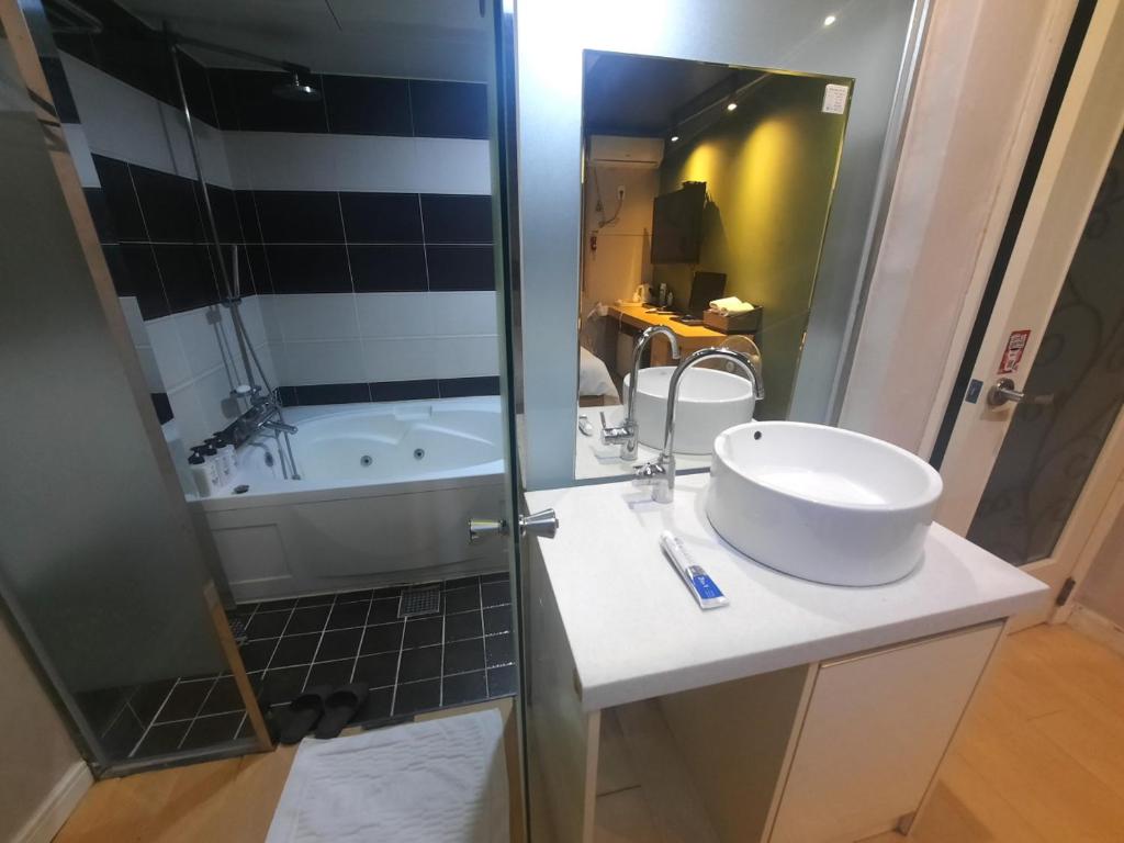Koupelna v ubytování Z Motel Daeyeon Busan