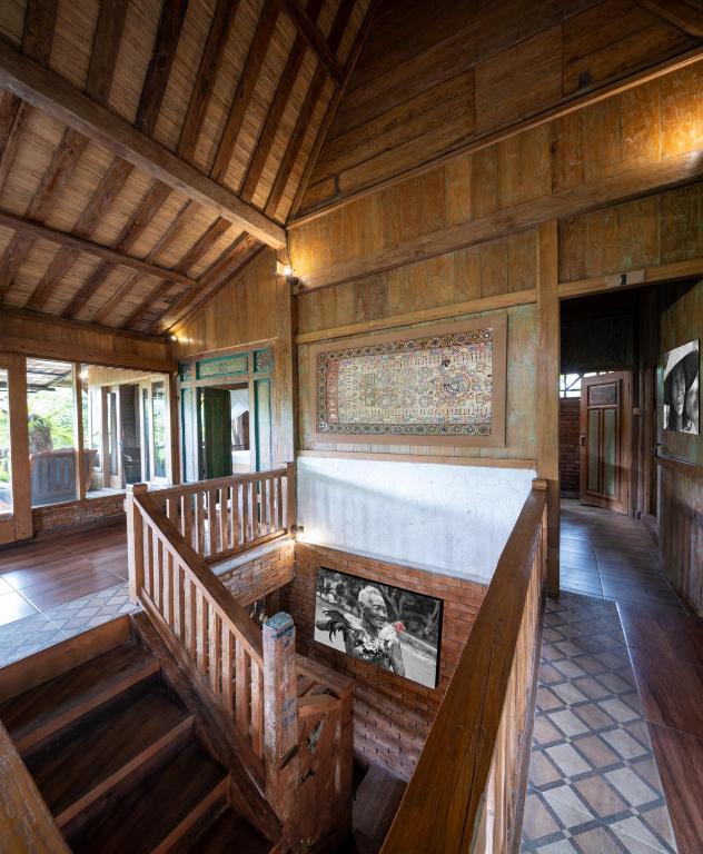 Posezení v ubytování Nienté Bali