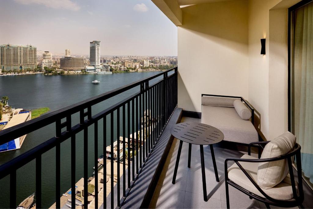 Balkón nebo terasa v ubytování Sheraton Cairo Hotel & Casino
