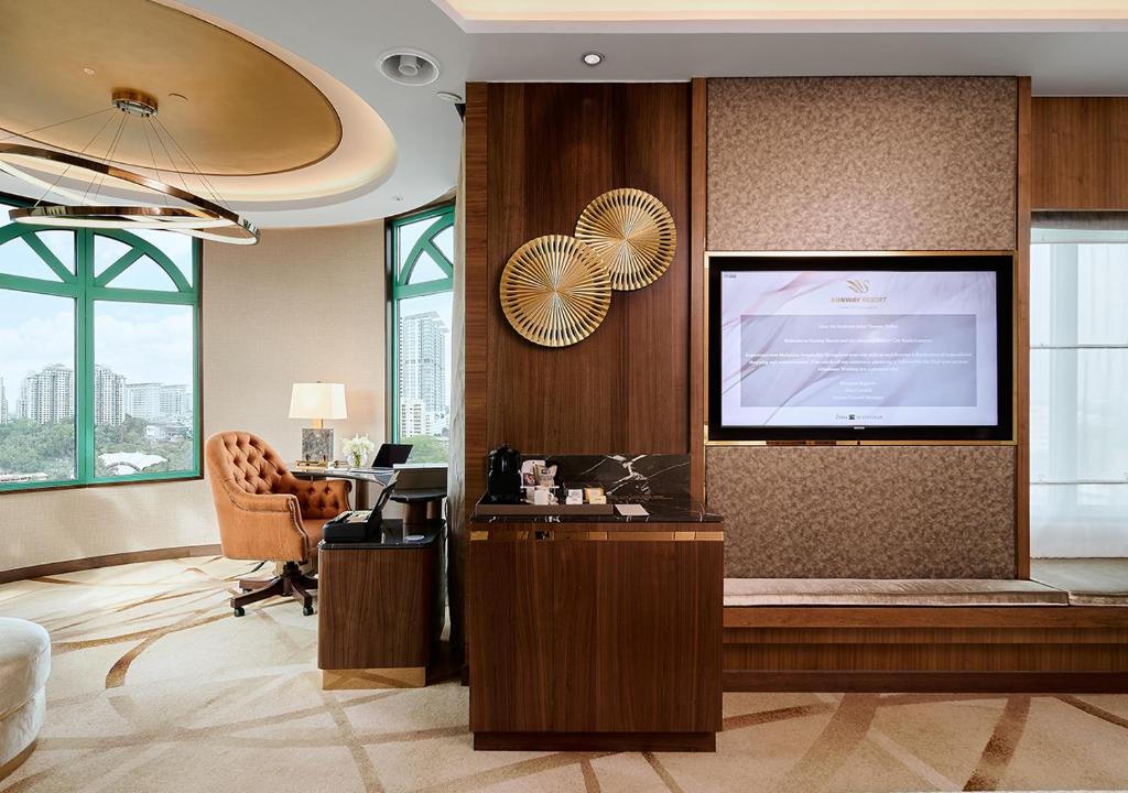 TV o dispositivi per l'intrattenimento presso Sunway Resort Hotel