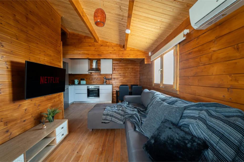 Kuchyň nebo kuchyňský kout v ubytování Ktima To Alliotiko - Lofou 2