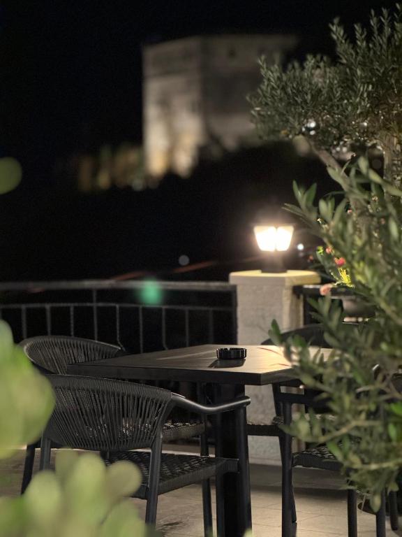 Balkón nebo terasa v ubytování Castle Hotel