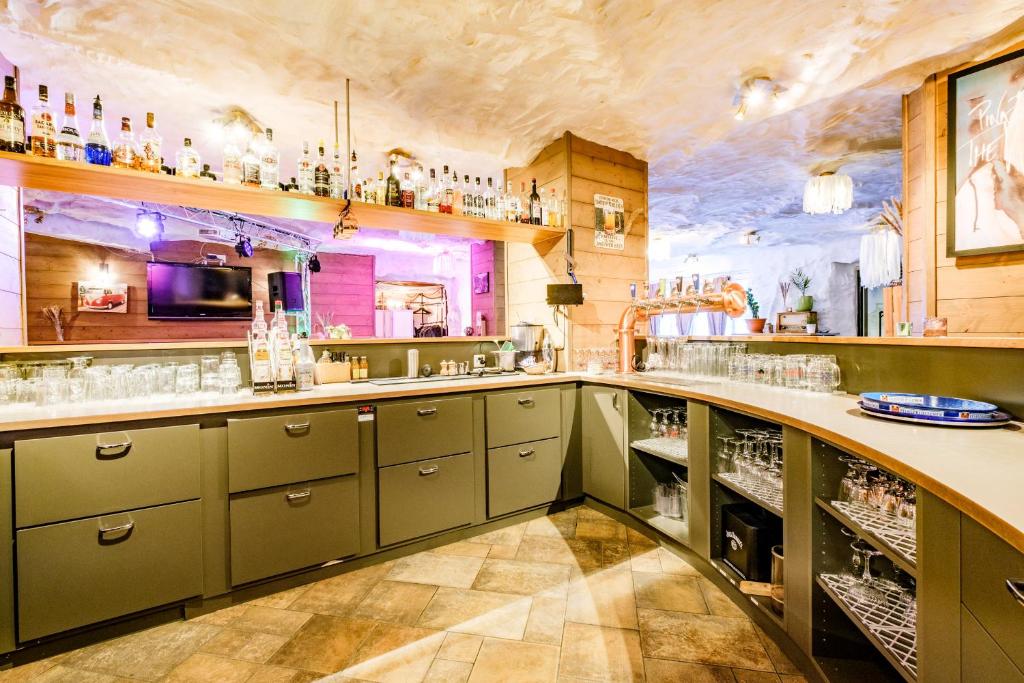 Kuchyň nebo kuchyňský kout v ubytování Loft1620
