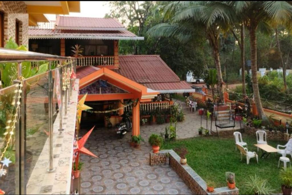Zahrada ubytování Rodrigues Residency Goa
