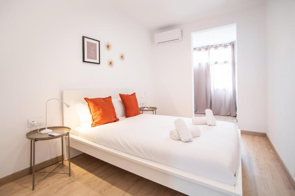 Posteľ alebo postele v izbe v ubytovaní 22CRC1039 - Exquisite apartment near the center