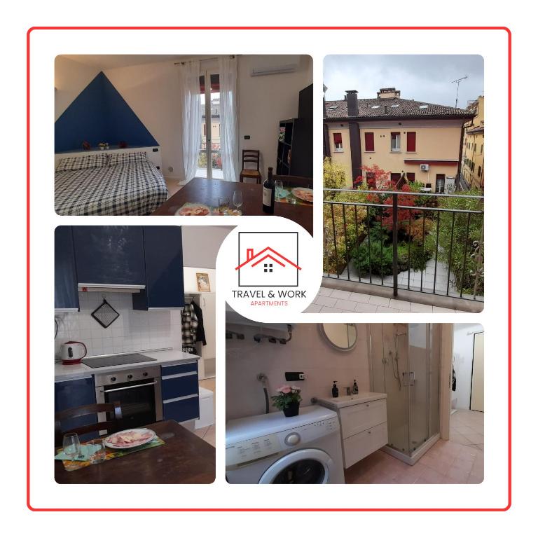 A kitchen or kitchenette at Happy Apartment - TWA