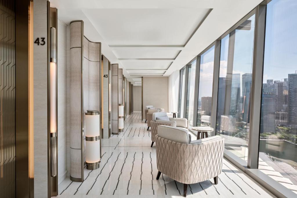 Ein Sitzbereich in der Unterkunft Marina Bay Sands