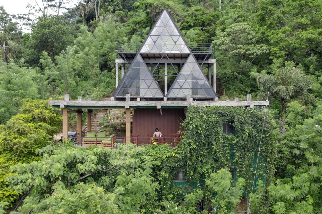 Zahrada ubytování Eco Vibe Resort