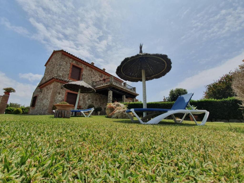 Zahrada ubytování Caserón de Piedra Conil