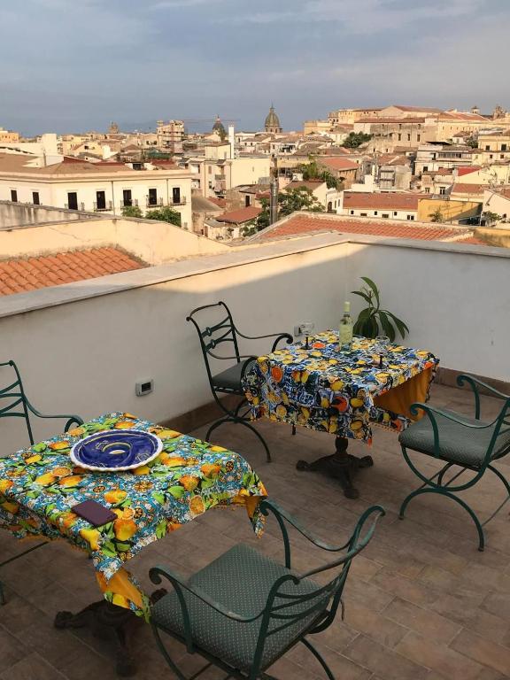 Balkón nebo terasa v ubytování Casa Rosa