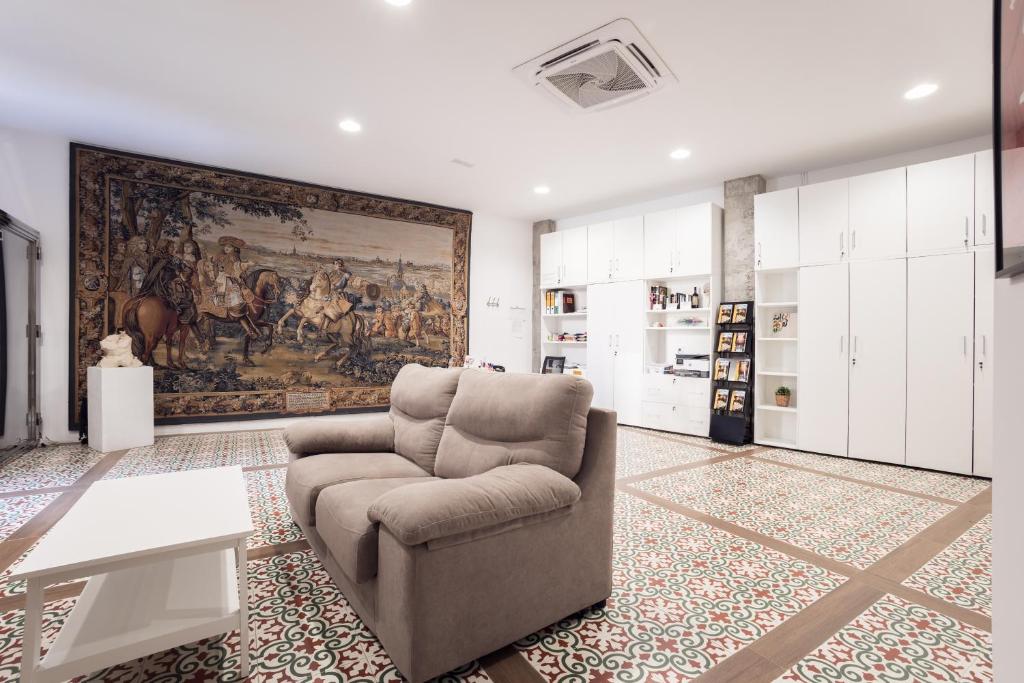 Kuchyňa alebo kuchynka v ubytovaní Apartamentos Reyes Católicos
