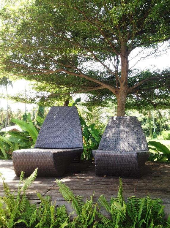 Zahrada ubytování Seavana Koh Mak Beach Resort
