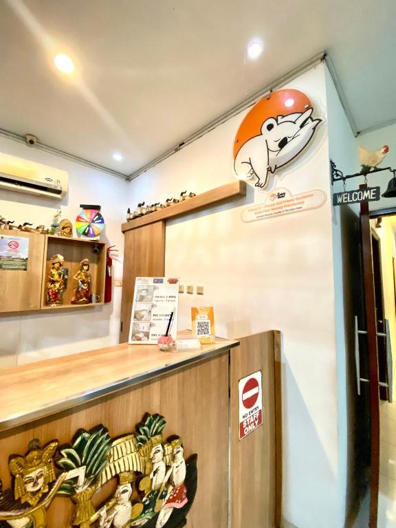 Kuchyň nebo kuchyňský kout v ubytování Cabin Hotel Bhayangkara