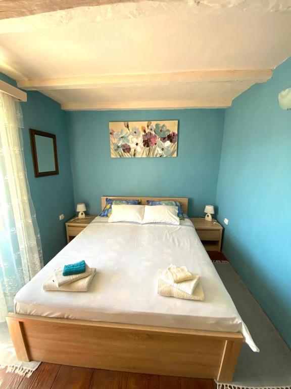 Posteľ alebo postele v izbe v ubytovaní Apartment Cacini Dvori