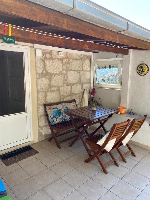Balkón alebo terasa v ubytovaní Apartment Cacini Dvori