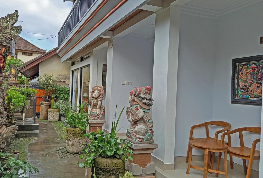 Zahrada ubytování Mahaguna Ubud