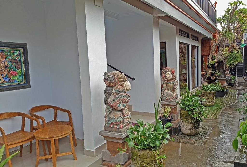 Zahrada ubytování Mahaguna Ubud
