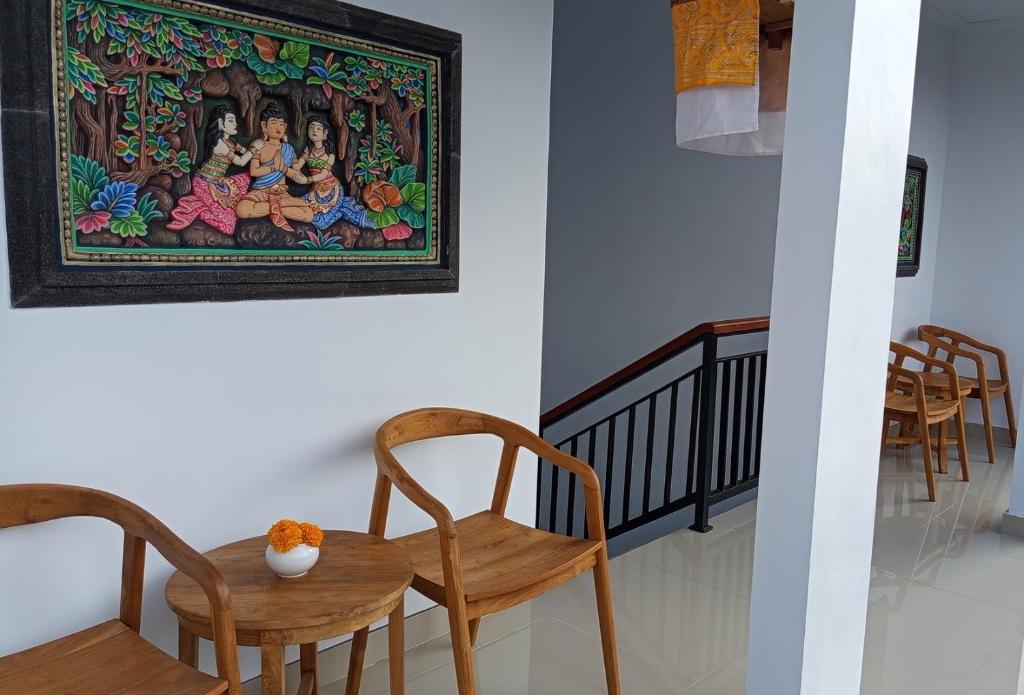 Posezení v ubytování Mahaguna Ubud