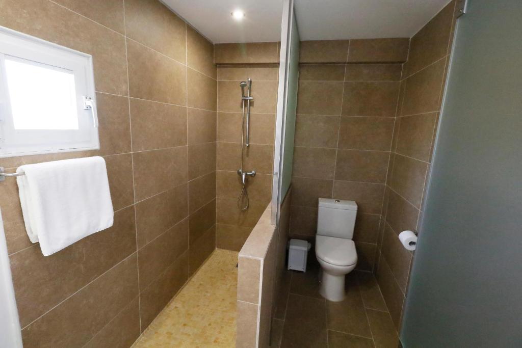 Koupelna v ubytování Hotel Gabarda