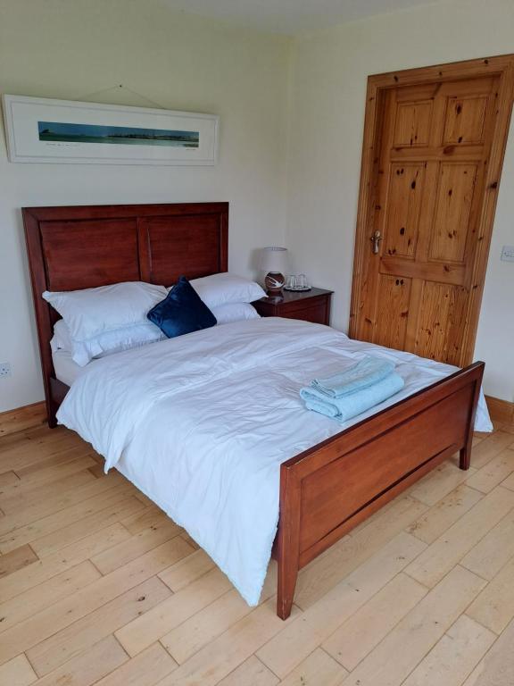 Postel nebo postele na pokoji v ubytování Beachmount house