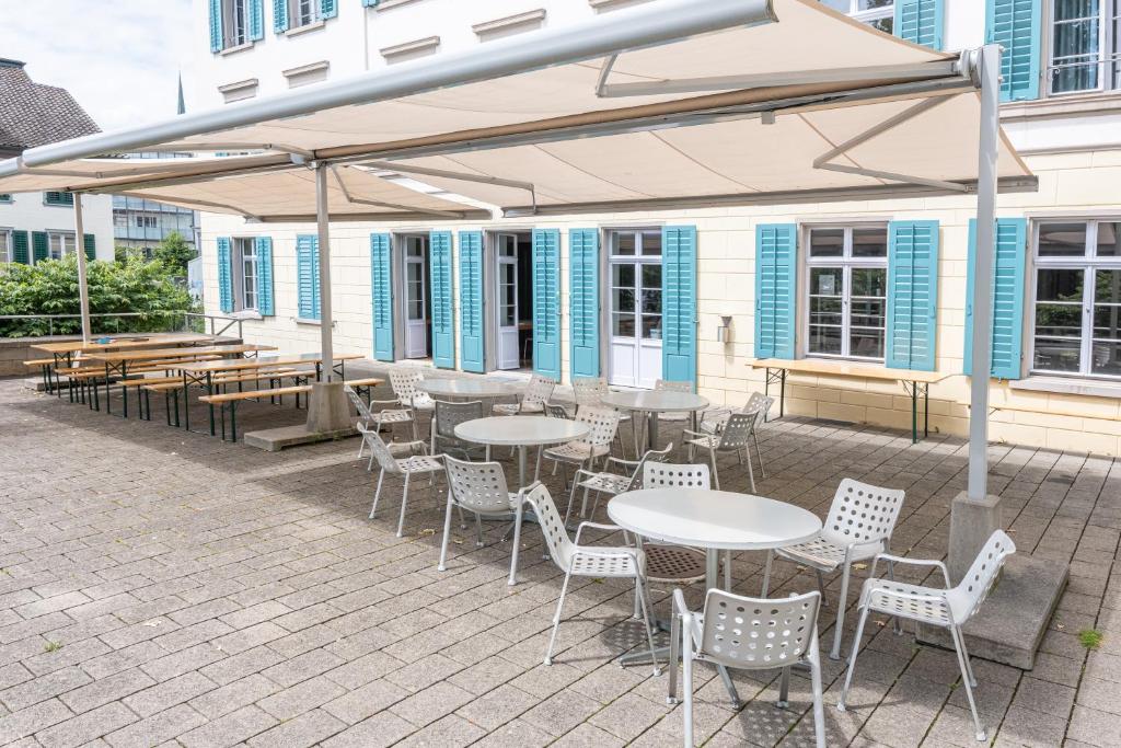 Restaurace v ubytování Richterswil Youth Hostel