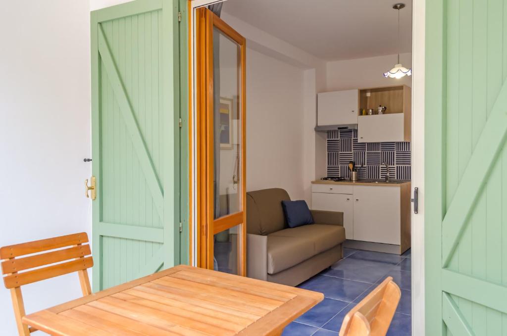 Kuchyň nebo kuchyňský kout v ubytování Driùs edodè - b&b affittacamere
