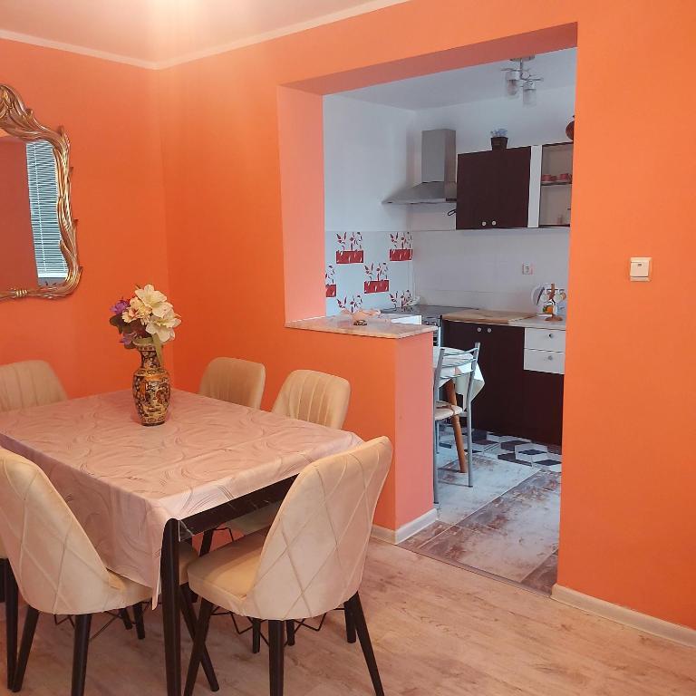 Kuchyň nebo kuchyňský kout v ubytování Viktoria House