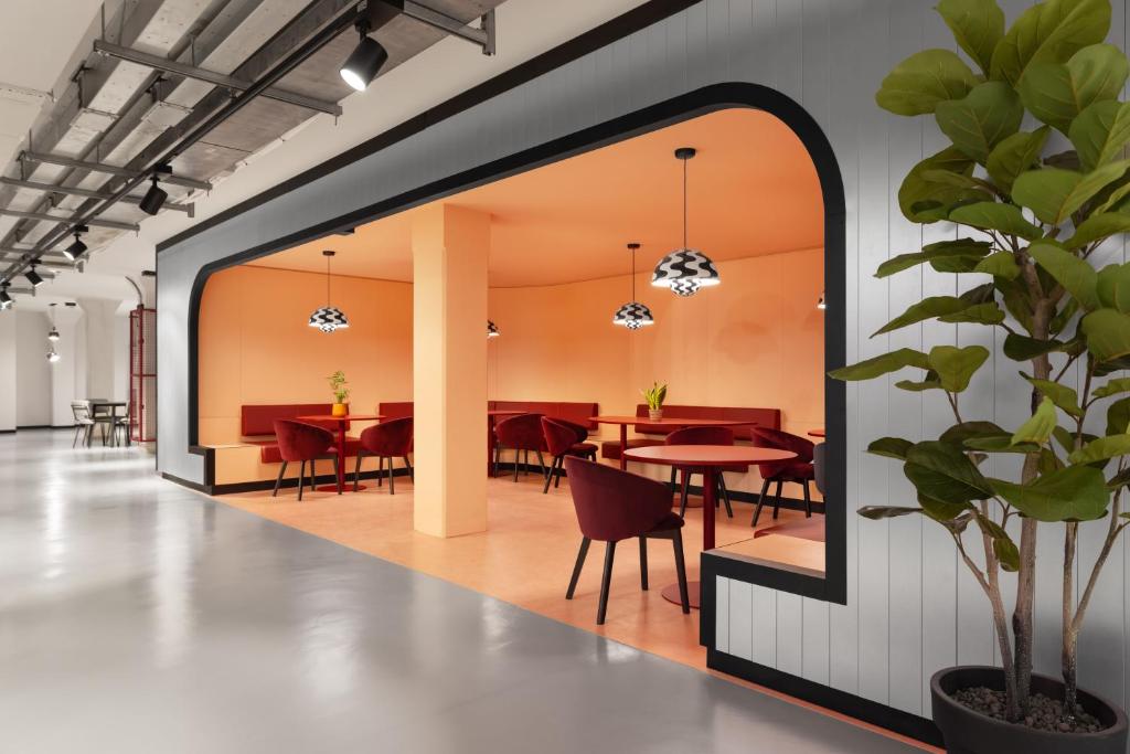 Posezení v ubytování CX Milan Bicocca