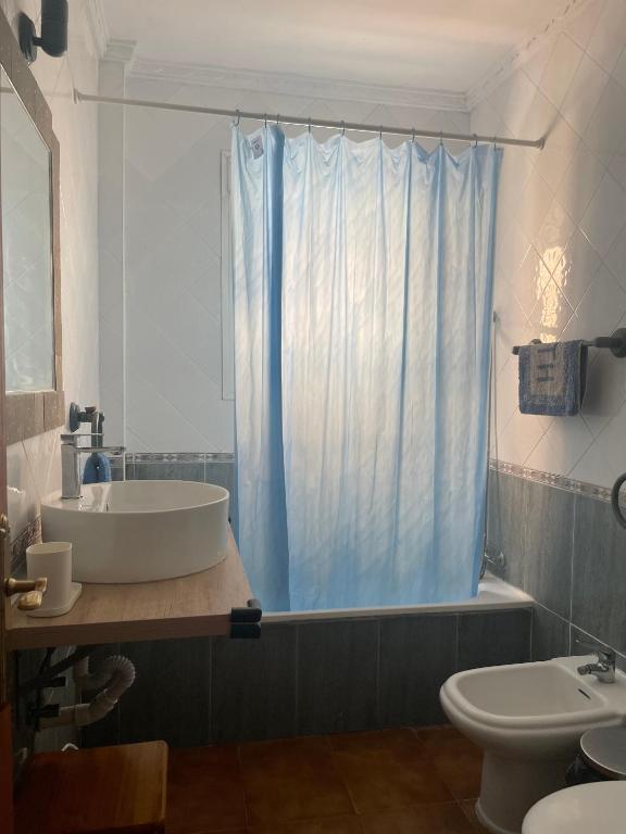 Kúpeľňa v ubytovaní Apart Centro-Playa Terraza