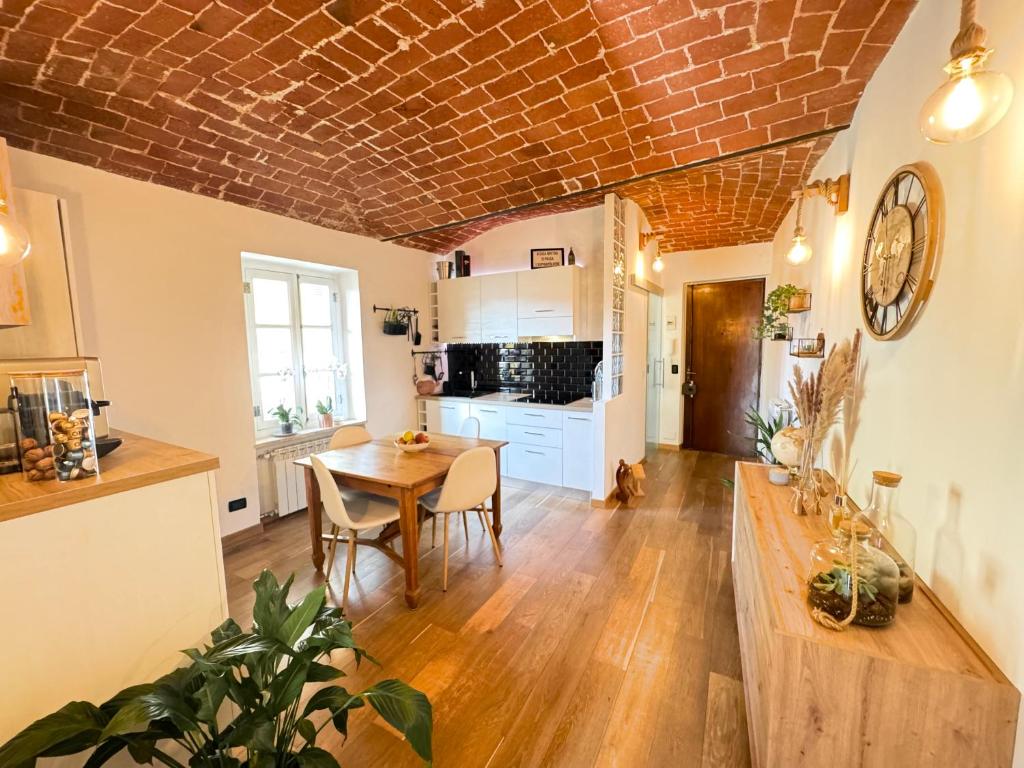 Kuchyň nebo kuchyňský kout v ubytování Bricks House