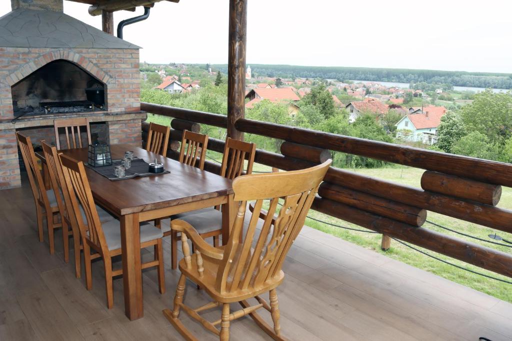 Balkón nebo terasa v ubytování Majina kuća