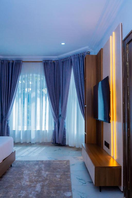 Postel nebo postele na pokoji v ubytování Cologne Residence
