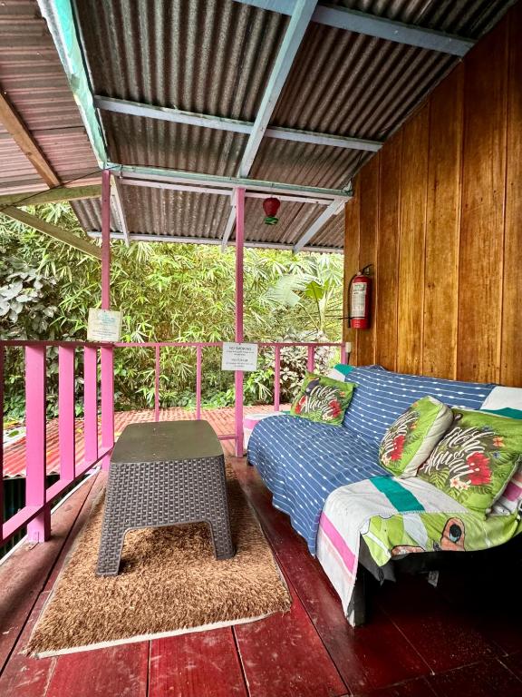 Postel nebo postele na pokoji v ubytování Hidden Jungle Beach House