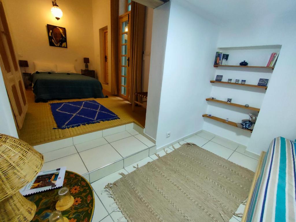 Posezení v ubytování La Maison des Amis