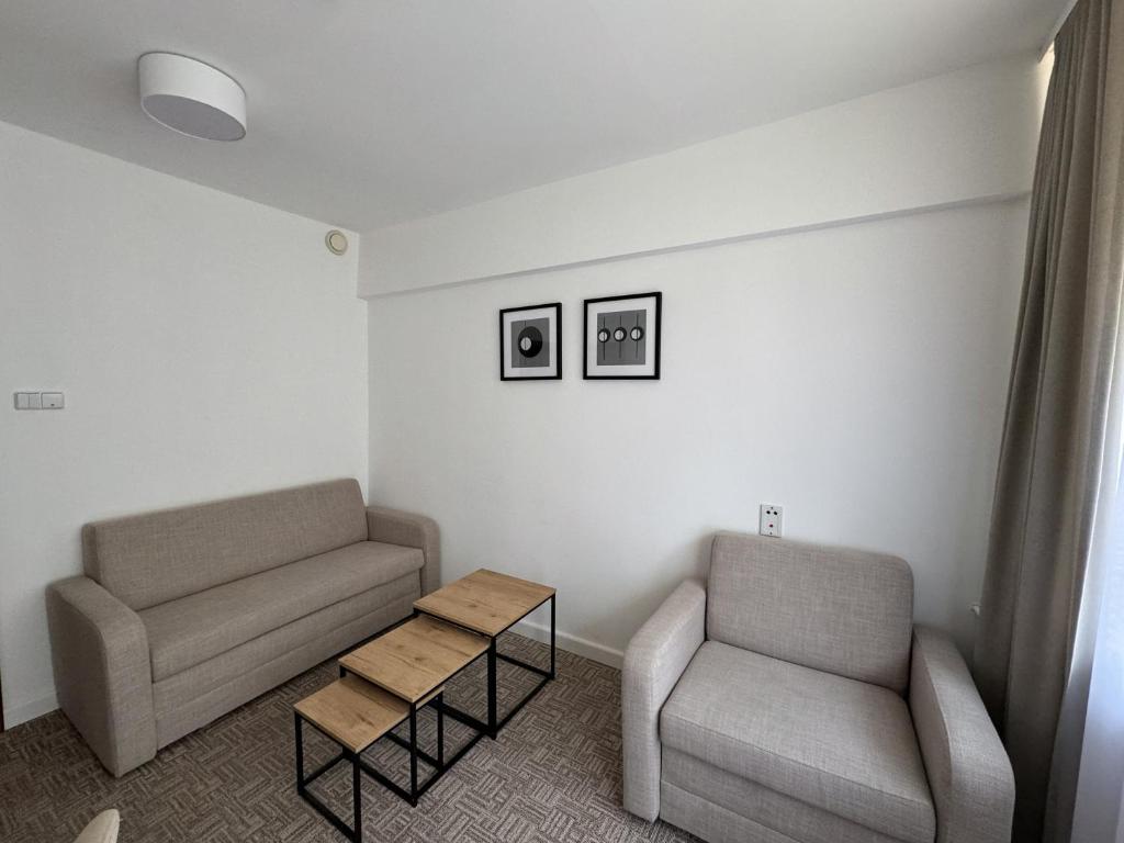 Część wypoczynkowa w obiekcie Hotel Echo