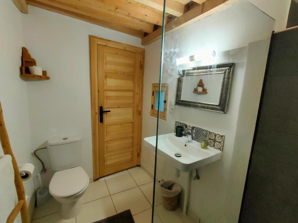 Koupelna v ubytování La Maison des Amis