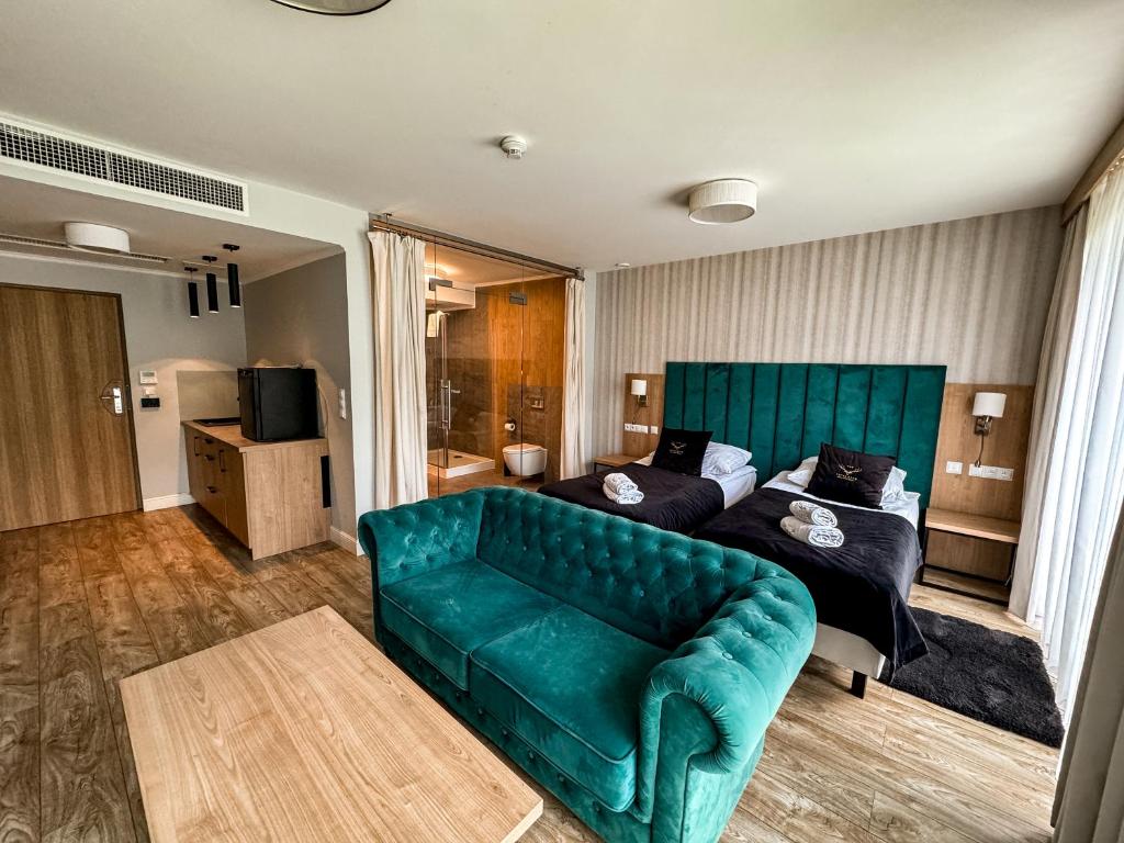 Część wypoczynkowa w obiekcie Hotel Echo